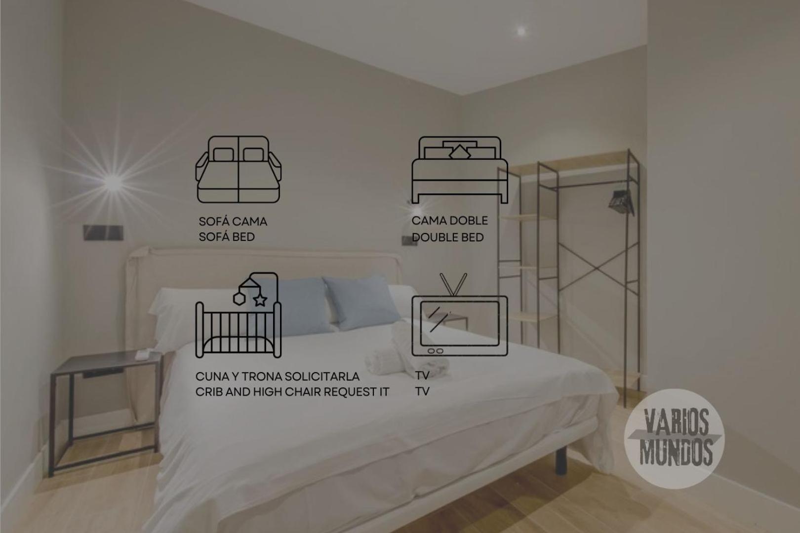 Urban And Central Apt 5Pax En Calle Silva-Gran Via E2 Madrid Eksteriør billede