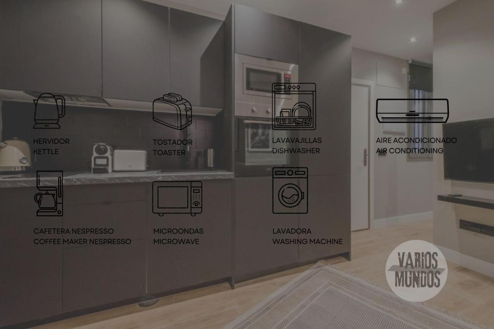 Urban And Central Apt 5Pax En Calle Silva-Gran Via E2 Madrid Eksteriør billede